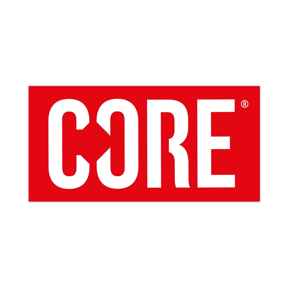 CORE Sticker Stamp 8cm - Red 5056421915817