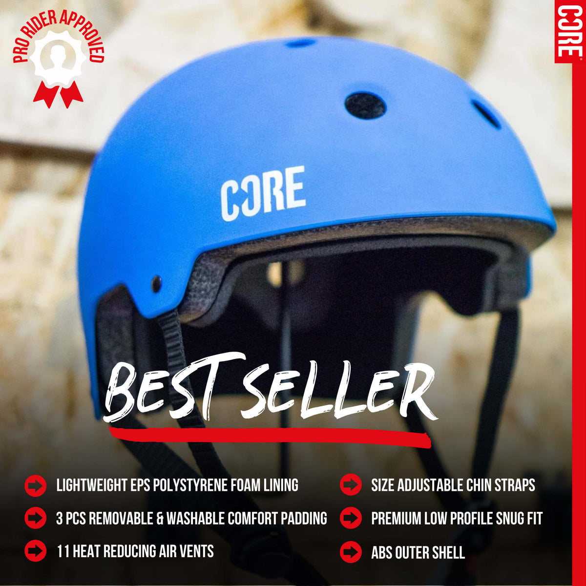 CORE Street Helmet - Blue