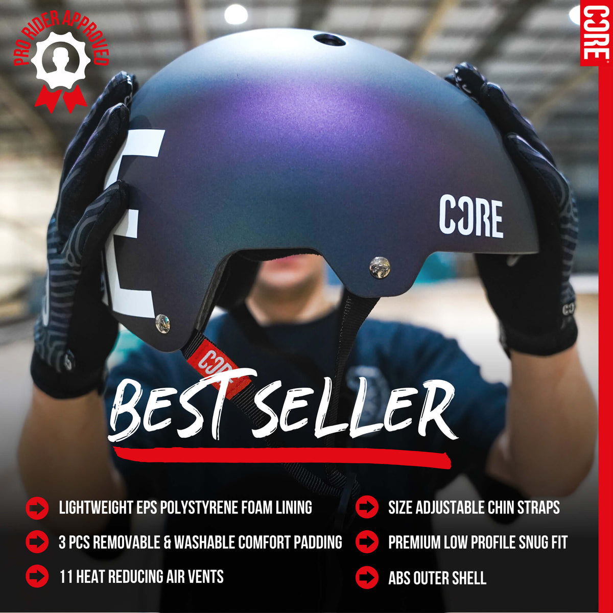 CORE Street Helmet - Neo/White