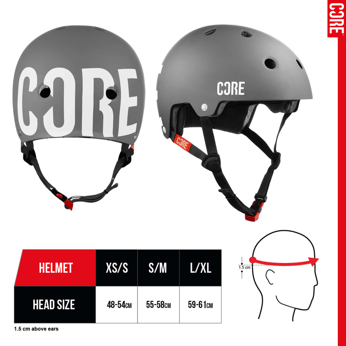 CORE Street Helmet - Grey