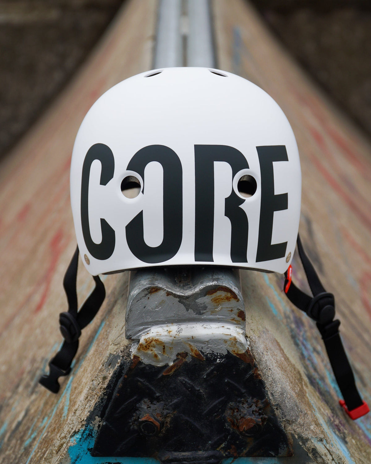 CORE Street Helmet White I Street Helmet Back Skatepark