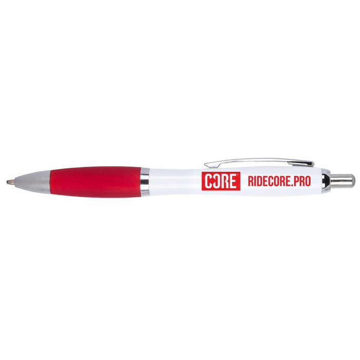 CORE White Ballpoint Pen - Black Ink