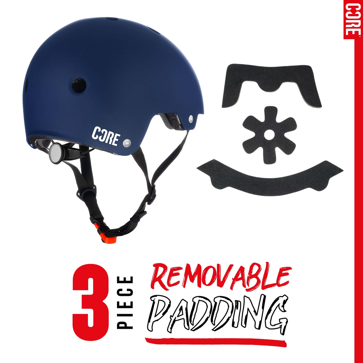 CORE Action Sports Helmet – Navy Blue
