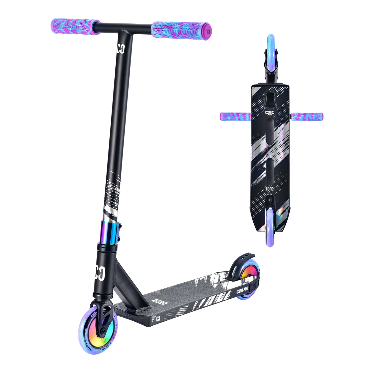 CORE CB1 Mini Complete Scooter - Black/NeoChrome