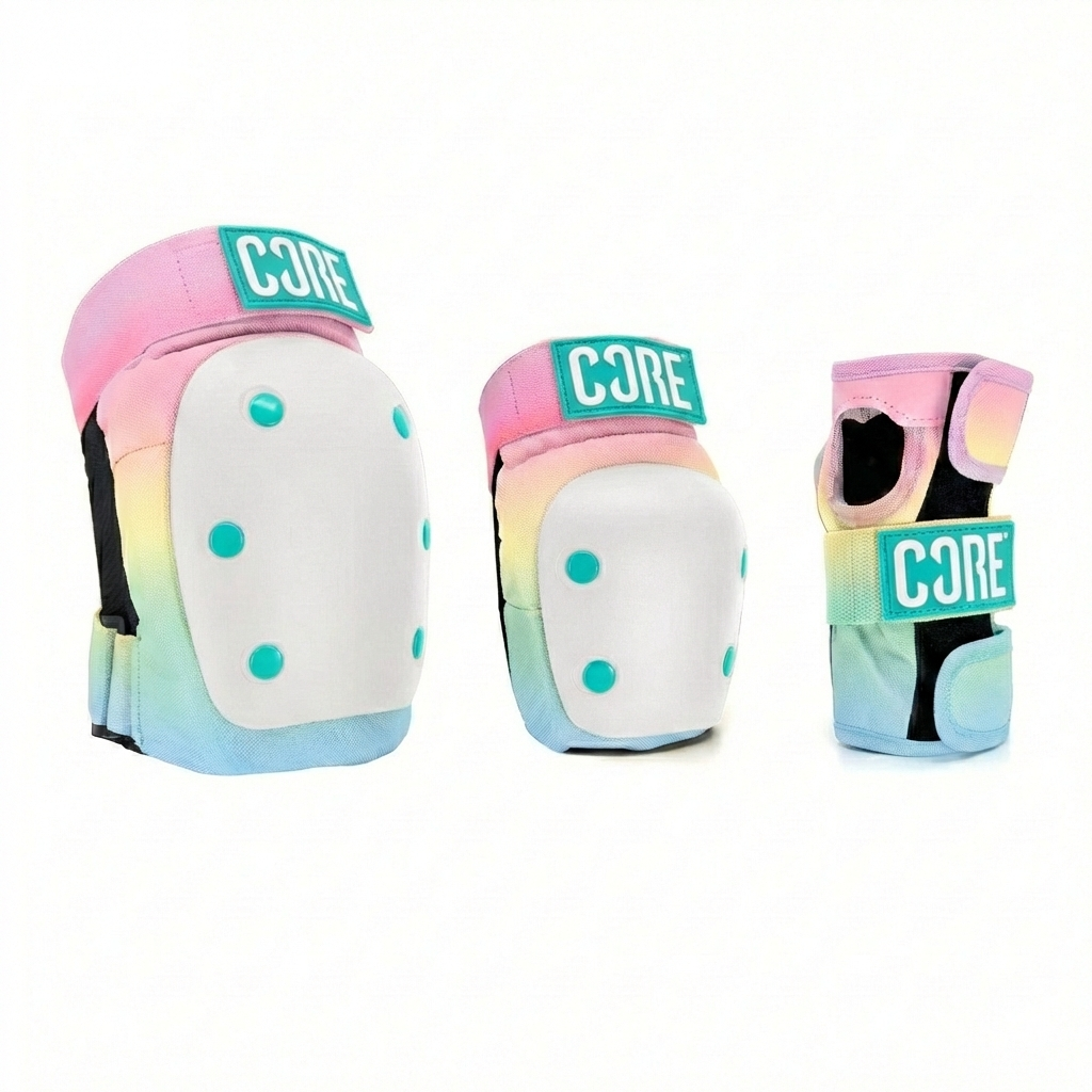 CORE Protection Skate Triple Pad Set - Pop (Knee/Elbow/Wrist)